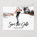 Search for winter wonderland save the date postcards Engagement