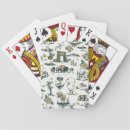 Search for wildlife playing cards pattern