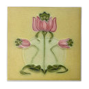 Search for pink floral tiles Victorian