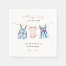 Search for denim napkins Watercolor