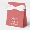 Search for love is sweet favor boxes Minimalist