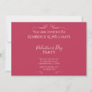 Search for valentines holiday invitations Pink