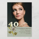Search for photo 40th birthday invitations 40 years old