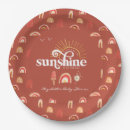 Search for boho baby shower plates Terracotta