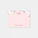 Search for rainbow post it notes Girly