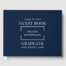 Search for graduation party guest books Typography