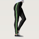 Search for black and green stripe leggings Trendy