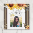 Search for funeral favor tags Forever in our hearts