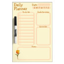 Search for daily planner dry erase boards Girly