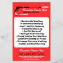 Search for pressure washing flyers Auto detailing
