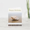Search for beach birthday cards Seashell