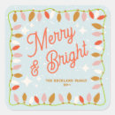 Search for merry and bright stickers Green