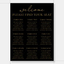 Search for black gold wedding seating charts Typography