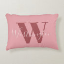 Search for pink monogram pillows Blush