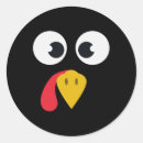 Search for turkey face stickers Halloween
