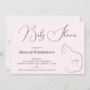 Search for cat baby shower invitations Pink