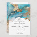Search for aqua wedding invitations modern