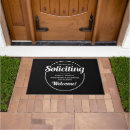 Search for no soliciting doormats Modern