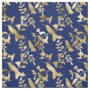 Search for navy blue and gold fabric Chic