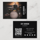 Search for musician drummer business cards Modern