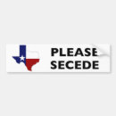 Search for texas bumper stickers Secession