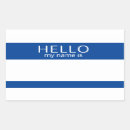 Search for hello my name is stickers Blue