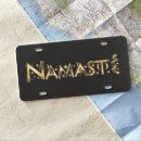 Search for spiritual license plates Namaste