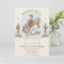 Search for western 1st birthday invitations Vintage
