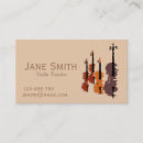 Search for violin business cards orchestra