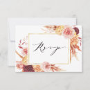 Search for boho wedding rsvp cards Watercolor floral