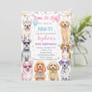 Search for dog birthday invitations Paw ty