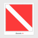 Search for dive flag stickers Diver