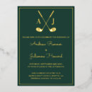 Search for golf wedding invitations Modern