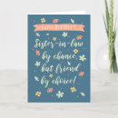 Search for sister in law birthday cards Elegant