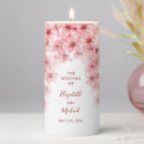 Search for bride and groom candles Pink