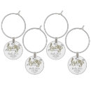 Search for bridal shower wine charms Black
