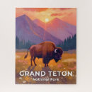 Search for grand teton national park puzzles Bison