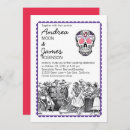 Search for sugar skull wedding invitations Black