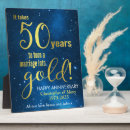 Search for 50th anniversary plaques Marriage