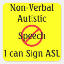 Search for sign language stickers Autism awareness