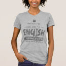 Search for english teacher tshirts School