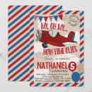 Search for vintage airplane birthday invitations Aviation