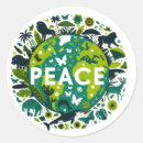 Search for peace on earth stickers World