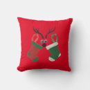 Search for art festive holiday pillows reindeer