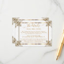 Search for anniversary reception invitations Gold