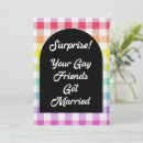 Search for gay wedding announcement cards We eloped
