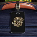 Search for cheerleading luggage tags Funny