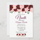 Search for flowers 9th birthday invitations Pink