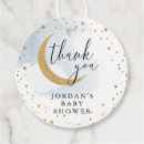 Search for baby shower favor tags Over the moon