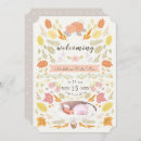 Search for fall birth announcement cards Brown